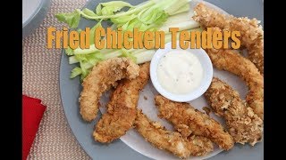 Buttermilk Fried Chicken Tenders Recipe  Todays Delight [upl. by Chinua]