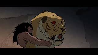 Primal Season 2 Episode 10 Spear And His Father Vs Sabertooth Cats short primal [upl. by Kanya]