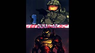 DOOMSLAYER VS MASTER CHIEF  Edit shorts [upl. by Ahsieni]