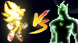 Super Sonic VS Alien X Sprite Animation [upl. by Ttergram]