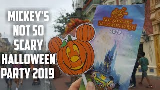 Mickeys Not So Scary Halloween Party 2019 First Night 08162019 [upl. by Yral12]