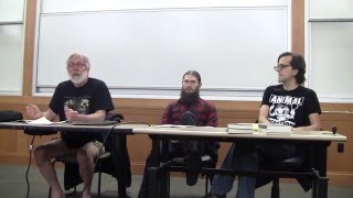 PIELC AntiCiv Panel with John Zerzan Ian Smith and Jeriah Bowser part 1 [upl. by Annoif]