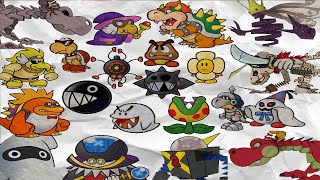 Paper Mario The ThousandYear Door  All Enemies [upl. by Jecho]