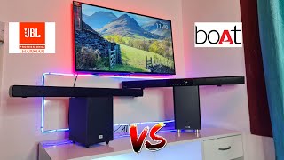 JBL Cinema SB241 VS Boat Aavante Bar 1750 DETAIL COMPARISON SIDE BY SIDE⚡️जानिए कौन सा बेस्ट है [upl. by Cappella]