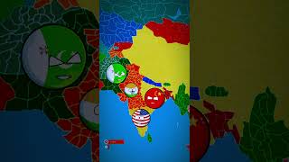 India and china friendship vs USA countryballs mapchart funny mapper nutshell 2024 india [upl. by Notsgnal]