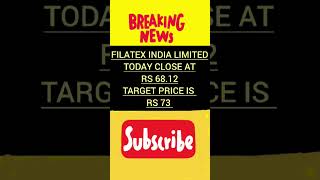 Filatex india limited Breaking news [upl. by Yeblehs71]