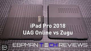 Apple iPad Pro 2018 Urban Armor Gear vs Zugu  Whats different [upl. by Siuqaj]