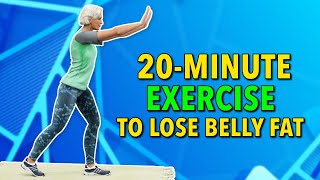 20Minute Exercise For Seniors To Lose Belly Fat [upl. by Marne863]