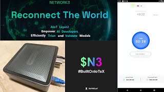 New FREE Passive DePIN Project for PC amp Phone Network3  Built on IoTeX Bandwidth for AI Training [upl. by Cole]