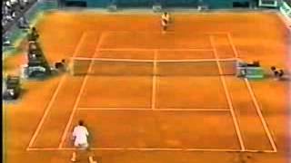 Pete Sampras great shots selection against Todd Martin Roland Garros 1996 3R [upl. by Allrud]