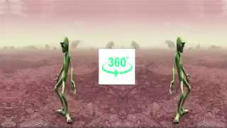 Dame Tu Cosita Green Alien Dance 360 VR Video [upl. by Caesar]