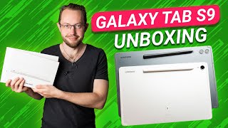 Ausgepackt Samsung Galaxy Tab S9 und S9 im Unboxing  Deutsch [upl. by Vernice]