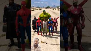 Jhgda ho gya heroes mai👊🏼👊🏼👊🏼😂 marvel shorts shortsfeed gta avengers ironman [upl. by Mya629]