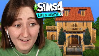 Building with The Sims 4 Life amp Death for the FIRST TIME [upl. by Artaed230]