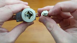 How to remove the cylinder from an Espagnolette lock [upl. by Codd]