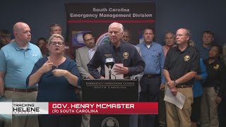 Gov McMaster provides update on SCs storm recovery efforts [upl. by Imit]