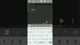 HTML How to Add Image on a Webpage using anWriter App on Android Mobile  insert image in HTML [upl. by Ecissej363]