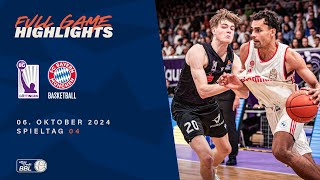 BG Göttingen vs FC Bayern München Basketball  Full Game Highlights  Spieltag 4 Saison 2425 [upl. by Sammie]