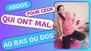 3 exercices DABDOS SPÉCIFIQUES pour ceux qui ont MAL AU BAS DU DOS [upl. by Kannan]