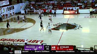 Stigler Lady Panthers Basketball vs Heavener [upl. by Aronoel]