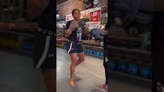 KickboxingStriking Drill with Ilonka Elmont and Lucien Carbin [upl. by Letta670]