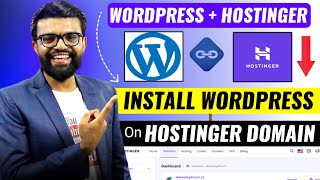 How to install wordpress in hostinger Domain  Wordpress installation on hostinger [upl. by Haneen5]