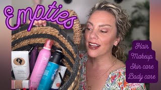 Empties  Hair Makeup Skin care Body care  A bajillion mini reviews [upl. by Mell474]