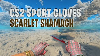 Sport Gloves Scarlet Shamagh WellWorn  CS2 Skin Showcase 694 [upl. by Atnaloj]