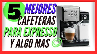 Las 5 MEJORES CAFETERAS ESPRESSO para casa Cafeteras MODERNAS 2021 SOLO para AMANTES del café [upl. by Jamille]