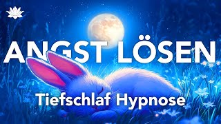 Tiefschlaf Hypnose 🧘‍♂️ Sehr Stark ANGST amp STRESS LOSLASSEN  Tiefe Heilung im Schlaf [upl. by Suanne]