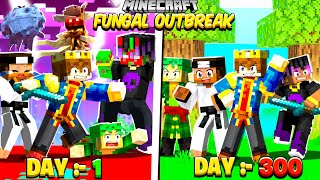 FINALE  300 DAYS IN FUNGAL INFECTION OUTBREAK WORLD😰 MINECRAFT [upl. by Enoyrt14]