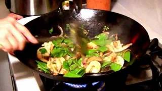 StirFried Prawns with Snowpeas amp Mushrooms [upl. by Kristi]