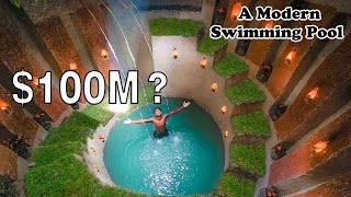 How To Build The Most Modern Underground Swimming Pools with Underground House [upl. by Ainex]