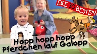 👩🏼 Hopp hopp hopp Pferdchen lauf Galopp  Singen Tanzen und Bewegen  Kinderlieder [upl. by Nesral939]