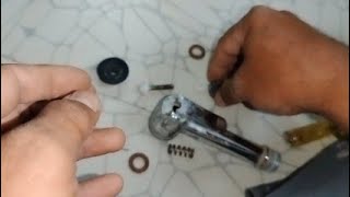 How to rapair Hand sprayHealth faucetHand Showertoilet shower leakage [upl. by Garald]