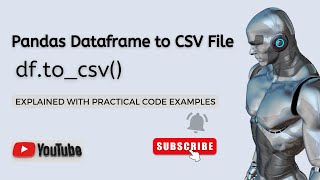 Pandas Dataframe to CSV File Conversion  Python Code Examples  Pandas Dataframe Tutorial [upl. by Odell]