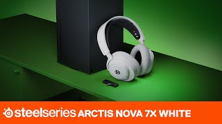 SteelSeries Arctis Nova 7X White [upl. by Leonteen]