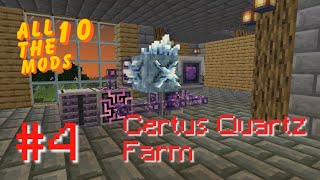 Creating an AE2 Certus Quartz Farm  AllTheMods 10 Ep4 [upl. by Berwick]