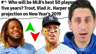 They Predicted The Top 50 Players in MLB 5 Years Ago [upl. by Coh430]