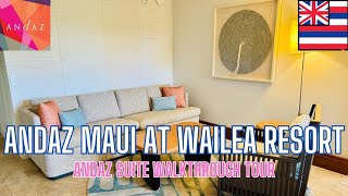 Andaz Suite 1 Bedroom Walkthrough Tour  Andaz Maui At Wailea In Hawaii [upl. by Gristede96]