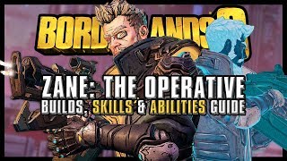 Zane  Builds Skill Tree amp Abilities Guide  Borderlands 3 [upl. by Vieva]