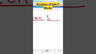 Soft C rule Dictationlive class example [upl. by Burnight]