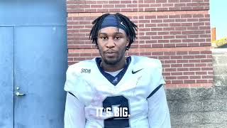 FB Quincy Crittendon postgame at Chattanooga 111624 [upl. by Celle398]