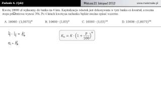Zadanie 6  Matura próbna 21112012 [upl. by Rehoptsirhc]
