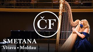 Smetana Vltava • Moldau Jana Boušková harfaharp [upl. by Haslett]