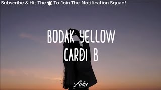 Cardi B  Bodak Yellow Lyrics video [upl. by Leind]