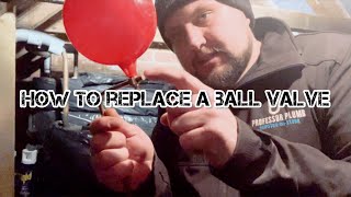 How to replace a ball cock ball valve in the loft [upl. by Meeks]