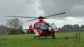 🚒🚁🚨Christoph41 startet bei Regen in Merklingen 🚨🚁🚒 [upl. by Edijabab]