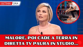 Da noi a ruota libera Malore in diretta tv Francesca Fialdini cade per terra paura in studio [upl. by Weeks]