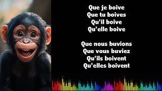 ♫ Learn French with Vincent ♫ Conjugation I I BOIRE I Subjonctif Présent [upl. by Ruella]